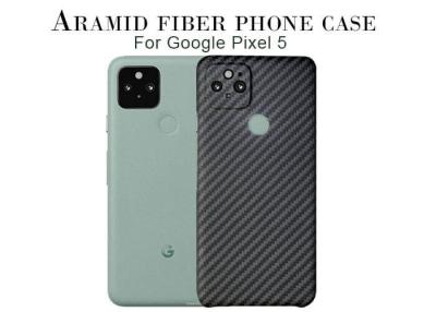 China Black Aramid Fiber Phone Case For Google Pixel 5 Carbon Fiber Case for sale