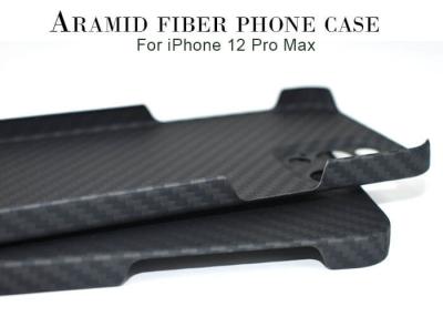 中国 iPhone 12の完全なカメラの保護カーボン箱が付いているプロ最高のAramid繊維の箱 販売のため