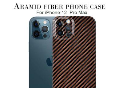 China Dirtproof iPhone 12 Pro Max Hard Aramid Fiber Phone Case for sale