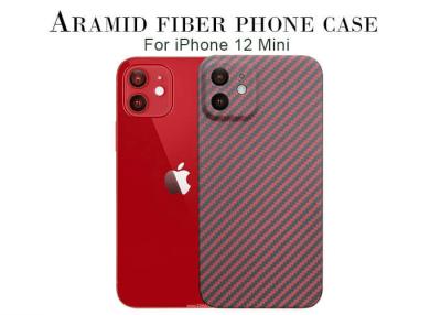 Chine Cas de téléphone de fibre de Matte Finish Full Cover Kevlar Aramid pour l'iPhone 12 mini à vendre