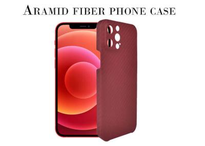 China Red Color Camera Full Protection Aramid Case SGS For iPhone 12 Pro Max for sale