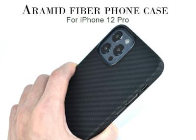 Китай Пластиковый случай телефона волокна Aramid цвета черноты кольца на iPhone 12 12 Pro продается