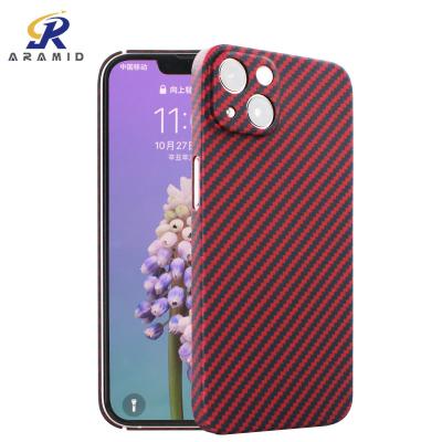China Camera Full Protection Carbon Fiber Mobile Case IPhone 13 Aramid Cover for sale