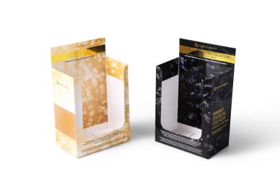 China Gloss Skincare Cosmetic Display Carton Boxes CCNB Corrugated Board Material for sale