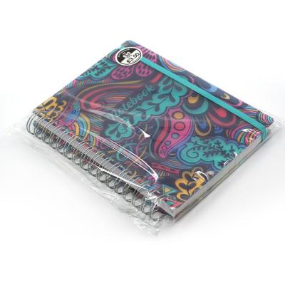 China Spiral Bound Journal Spiral NoteBook Printing Plastic PVC Cover 148*210mm for sale