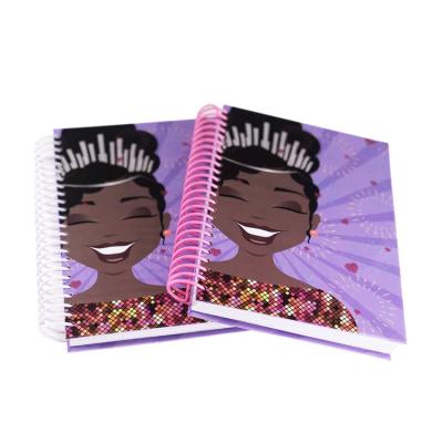 China Personalized Spiral Notebook Printing Service Plastic Coil With Pocket for sale