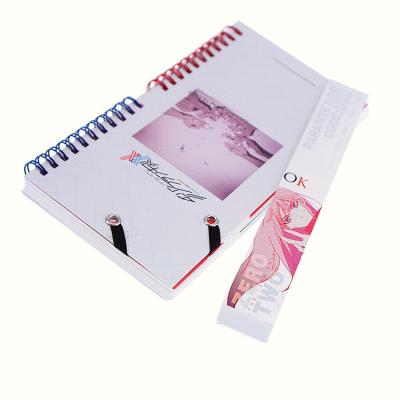 China Wirebound Spiral Notebook Printing Belly Band Custom Hardcover Book Printing for sale