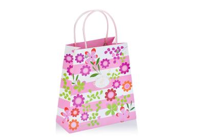 China Saco luxuoso do boutique do ODM, sacos de papel do presente com impressão a cores de Pantone dos punhos à venda