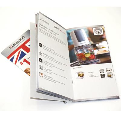 China 110mmx210mm Custom Handbook Promotional Booklet Printing Matt Lamination for sale