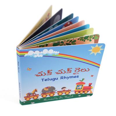 China libro del tablero de los niños 300gsm que imprime a CDR Pantone del libro encuadernado en venta