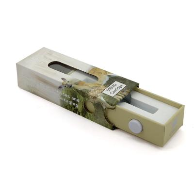 China Plain Cartridge Vape Pen Packaging Box Gloss Lamination With Display Window for sale