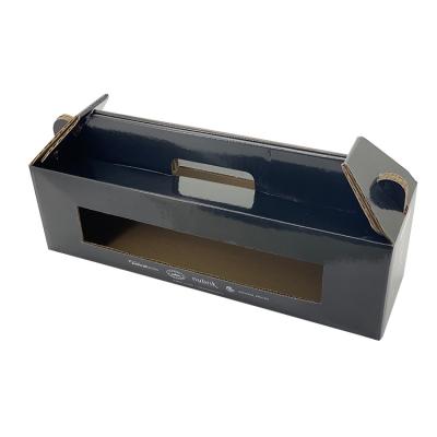 China Carry Crate Kraft Corrugated Packaging Box Printing 13 Brick 40CMX12CMX12CM for sale