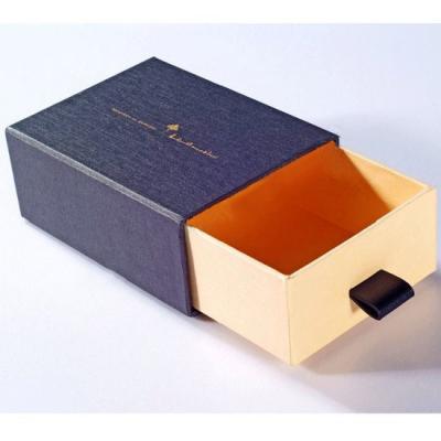 Chine Estampillage chaud en carton de ruban de tiroir rigide de boîte pour des bijoux à vendre