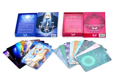 China Caixa de cartão rígida do jogo de cartão com impressão brilhante da laminação do brilho da tampa à venda