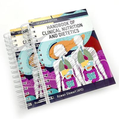 China Custom Handbook Spiral Notebook Printing With Index Tabs for sale