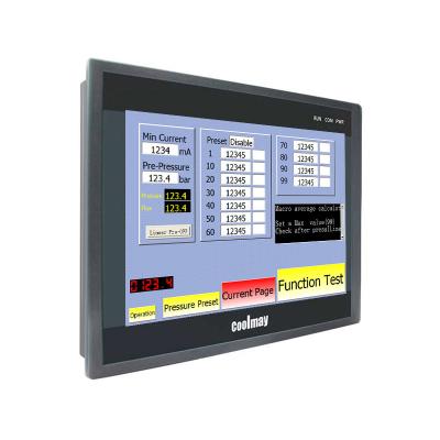 China RS232 Touch Screen PLC HMI Combo 60K Color Resistive Panel Analog I/O 32bit CPU 408MHz for sale