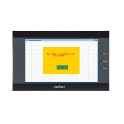 China RS232 RS485 HMI PLC All In One Resistive HMI Automation Touch Panel PLC Te koop