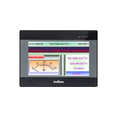 China 24vdc Input PLC Industrial Touch Screen 7 Inch TFT 32K Step Program for sale
