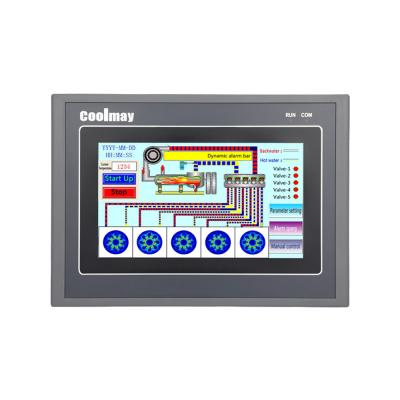China 7 Inch Integrated PLC Touch Panel 24vdc 8 Bit Encryption RoHS Approved for sale
