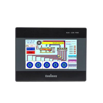 China Coolmay 4.3 Inch Integrated HMI PLC All In One Rs232 Rs485 Com Port for sale