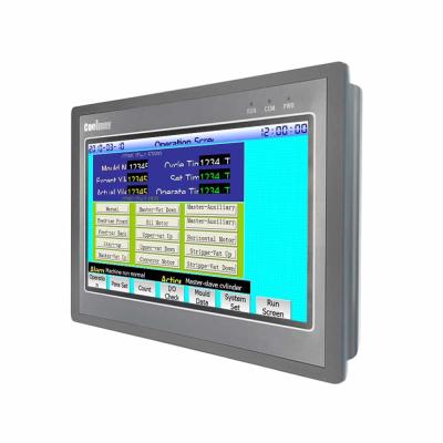 China Integrated DC24V Touch Screen PLC Controller 8 Channels High Speed Pulse for sale