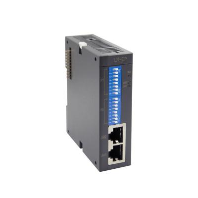 China DIN35 Rail PLC Logic Controller With 2 RJ45 100Mb Ethernet Interface for sale
