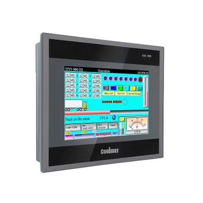 China PWM Analog Coolmay PLC HMI 12AI 8AO Support Portrait Display for sale