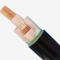 China Black PVC Insulated Solid XLPE Copper Armoured Cable Wire 300mm2 for sale