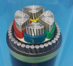 China Halogen Free XLPE Insulated PVC Sheathed Cable 500V 35mm With Aluminium Core for sale