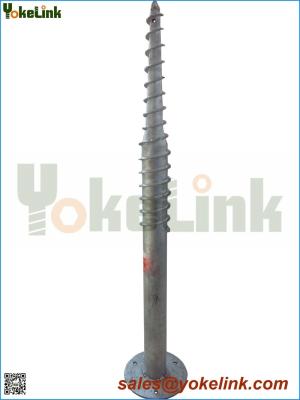 China Hot selling carbon steel ground screw for solar stand for sale