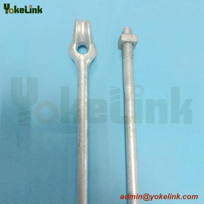 China hot dip galvanized grounding anchor rod for sale