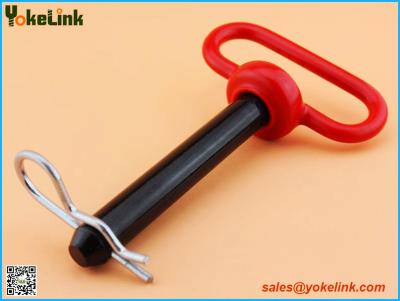 China Red Handle Head Hitch pin with R Clip for farm Tractors and Trailers for sale