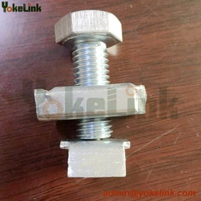 China Strut channel seismic bracing fittings of V threaded rod stiffener for sale