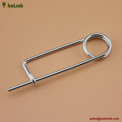 China Spring Wire Coiled Tension Safety Pin, Diaper Pin Zinc Finish Safety Pin Wire for sale