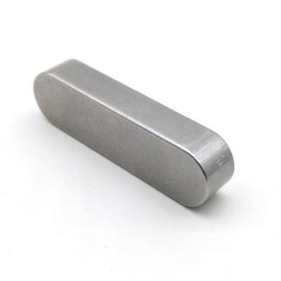 China ISO3912 DIN6885 Machine Rounded Key Stock Stainless Steel / Carbon Steel for sale