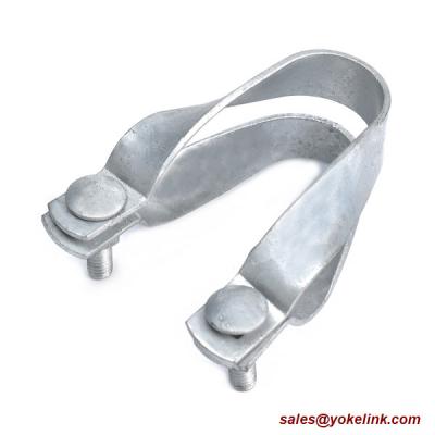 China Aluminum Purlin Clamp / Cross Connector for Greenhouse 1 3/8