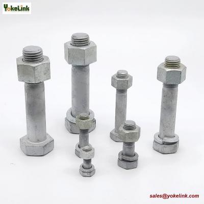 China M27 ASTM F3125M Grade A325M Hot Dipped Galvanized Steel Structural Bolt w/A563 DH Nut & F436 Washer for sale
