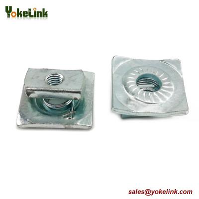 China M8 Combo Nut Washer Zinc Combo Channel Nut M8 with Square Washer for sale
