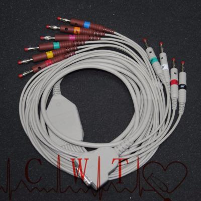 China GE MAC120 MAC80 Ecg Cables And Leadwires for sale