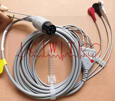China 989803166311 3 Lead Ecg Cable , Philip Goldway Ecg Trunk Cable for sale