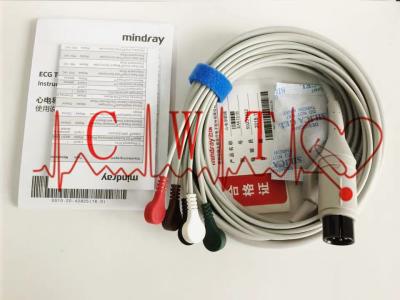 China 6 alambres de ventaja de Ecg del Pin 5/ventaja, tipo accesorios del botón de EA6151B del Defibrillator en venta