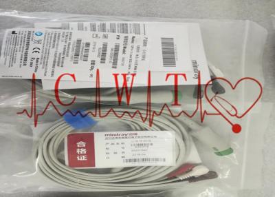 China 12 Pin Patient Monitor Accessories , 1m 5 Lead Ecg Cable for sale