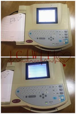 China TEMP RESP Ecg Spo2 And Nibp Monitor , Hospital Mac 1200 Ecg Machine for sale