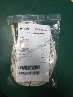 Chine Longue référence 989803184941 du CEI patiente de câble de 10 avances de Philip TC10 ECG Machime 3,8 M (12,5 ') de longs à vendre