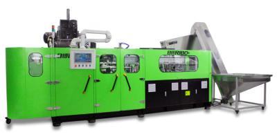 China Linear Bottle Blow Moulding Machine , Fully Automatic Pet Bottle Blowing Machine 11000Kg for sale