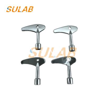 China Elevator Lift Spare Parts Stainless Steel Triangle Door Lock Key Contact for sale