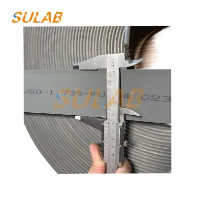 China 3300 3600 5500 Elevator Lift Spare Parts Travel Flat Steel Belt PV60 -PV60-1.73S-PU-84 for sale