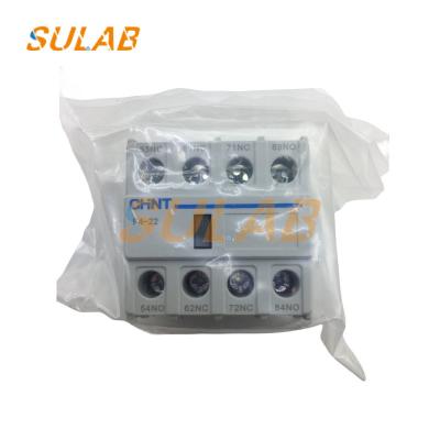 China Elevator Spare Parts LA1-DN22 F4-22 2NO+2NC Auxiliary Contact Block For CJX2 LC1-D AC Contactor 4 Poles for sale
