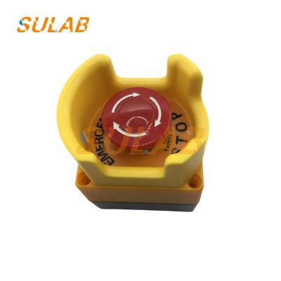 China Lift Elevator Spare Parts Safety Emergency Stop Mushroom Button Switch Box LAY7-11ZS for sale