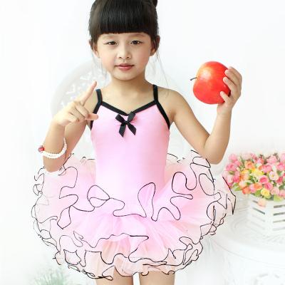 China Girl's cotton and spandex camisole ballet dance dress for sale